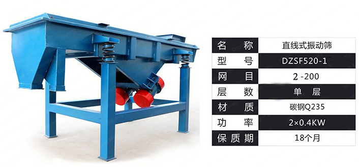 直線振動(dòng)篩層數(shù)、精度、功效的講析